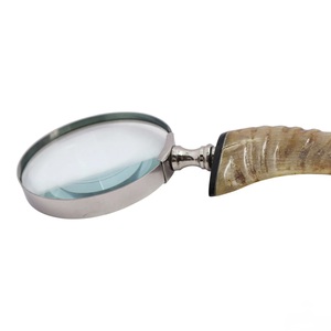 Goat Horn Handle <b>Magnifying</b> Glass Handcrafted for Precision <b>Reading</b> and Classic Vintage Style High Quality - Product Image 5