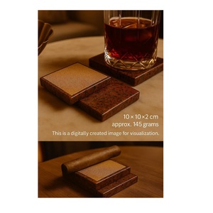 Posavasos de piedra al por mayor esteras y almohadillas de forma cuadrada para mesa de comedor y cocina uso decorativo para el hogar - Product Image 1