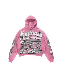 2025 Fabricante personalizado Dos piezas Jogger Pantalones de chándal Chándal Flare Stacked Vintage Totalmente DTF Impreso Hombres Sudaderas con capucha personalizadas - Product Image 4