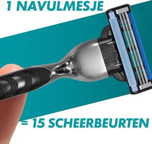 ยิลเลตต์ Mach3รีฟิลสำหรับผู้ชาย, ใบมีดเติม3ใบ, ใบมีดเติม25ใบ, ใบมีดเหล็กแข็งแรง