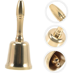 Cloche de service en laiton-Laiton poli/Puja/Pooja Bell Utilisation religieuse Différentes tailles disponibles - Product Image 5