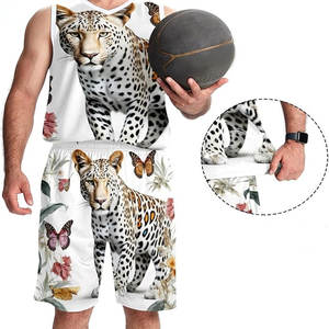 เสื้อเจอร์ซีย์บาสเก็ตบอลระบายอากาศได้ดีขนาดใหญ่พิเศษออกแบบได้ตามต้องการแขนกุด - Product Image 5