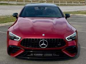 สีแดงสด ปี 2024 AMG GT 43 AWD เบาะหนัง สตาร์ทเครื่องด้วยรีโมท แพ็คเกจพรีเมียม ล้อแม็กซ์ เกียร์อัตโนมัติ พวงมาลัยซ้าย สีดำเข้ม - Product Image 3