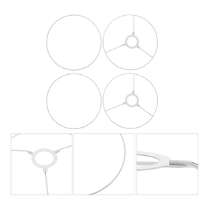 Kit d'anneaux de qualité supérieure, rapide, avec accessoires d'éclairage circulaires, abat-jour tendance, ensemble d'anneaux - Product Image 4