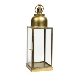 Linterna de mesa de hierro para interiores y exteriores, linterna de Metal con acabado dorado, uso para decoración de Navidad y bodas, tamaño personalizado - Product Image 2