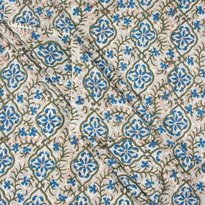 Bandanas carrés indiens imprimés à la main à motifs floraux, vente en gros pour femmes, prix bas, 100% coton, couvre-visage - Product Image 3