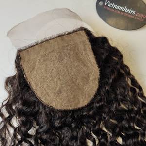 Extensiones de cabello Remy vietnamita 2025 de alta calidad al por mayor cierre cómodo fácil de usar base de seda cutícula completa - Product Image 2