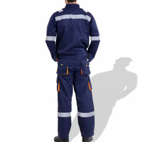 Combinaison de chaudière globale de travail ignifuge personnalisée en usine combinaison uniforme de sécurité industrielle combinaison de travail ignifuge Fr combinaison