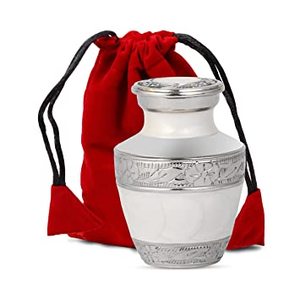 Petites urnes de conception intérieure, fournitures en vrac, accessoires de funérailles en métal, les urnes de crémation, idéales pour les cendres humaines et les Moments mémorables - Product Image 2