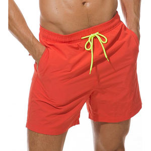 Pantalones cortos de playa para hombre con dos bolsillos laterales personalizados con 100% poliéster 240 GSM con pantalones cortos de playa para hombre de alta calidad y de primera calidad - Product Image 3