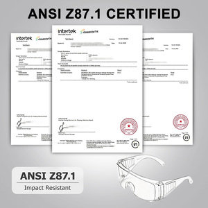 Gafas <span class=keywords><strong>de</strong></span> Seguridad para Usar Sobre Lentes Graduadas, Antivaho, Transparentes, Resistentes a Arañazos, Protección Ocular ANSI Z87.1 para <span class=keywords><strong>Trabajo</strong></span>, Construcción, Laboratorio, Hombres y Mujeres - Product Image 4