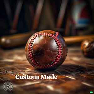 Béisbol de cuero genuino de vaca de 9 pulgadas y 5oz para uso en ligas mayores, tamaño y peso personalizables, pelotas de béisbol a granel - Product Image 3