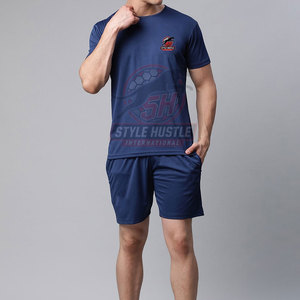 Conjunto de Pantalones Cortos Transpirables y Cómodos a Precio de Fábrica, Diseño Personalizado, Algodón, Logotipo Personalizado Impreso, Conjunto de Verano - Product Image 4