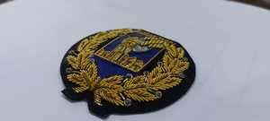 Insignias de wok bordadas a mano, parches de emblemas de poliéster con técnicas tejidas de alambre de lingotes para etiquetas de ropa - Product Image 5