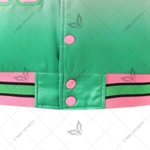 Personalizada para invierno Varsity Bomber Jacket con bordados Logos Diseño griego Lana Shell Poliéster Relleno - Product Image 5