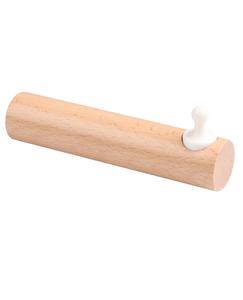 Porte-papier hygiénique mural porte-rouleau en bois porte-serviettes en papier suspendu avec crochet latéral serviette - Product Image 1