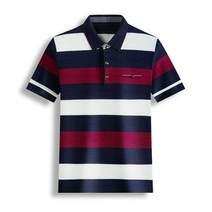 Polo en coton et polyester à manches courtes, streetwear décontracté, logo imprimé personnalisé pour hommes et femmes, service OEM de polo - Product Image 6