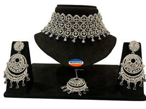 Elegante collar Vintage, conjunto de pendientes, joyería de moda clásica con estilo para fiestas, aniversarios, eventos tradicionales, regalos - Product Image 2