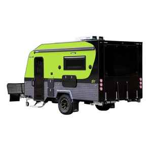 Estándares de calidad Camper 4 personas remolque de lágrima camping caravana remolque de viaje para la venta - Product Image 1