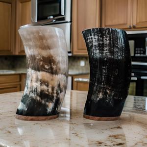 Verre à corne écologique pour boissons chaudes et froides Tasse naturelle fabriquée à la main pour le camping, le trekking et l'utilisation quotidienne - Product Image 6