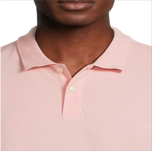 Ropa de trabajo con patrón sólido unisex, tela de punto holgada deportiva antiarrugas para Polos con bordado disponible aquí - Product Image 2