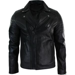 Veste en cuir d'agneau souple pour homme, design élégant, veste de motard, mode moderne, vêtements d'extérieur, streetwear, décontracté, vêtements d'hiver - Product Image 5