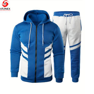 Chándal Informal con Capucha para Hombre, Transpirable, de Alta Calidad, MOQ Bajo, Tejido Suave, Nuevo Diseño, Ligero, Personalizable, Venta en Línea - Product Image 1