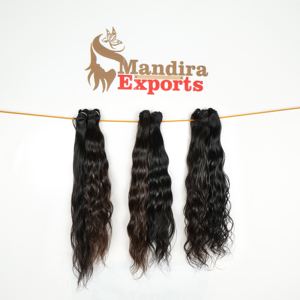 100% fabrication indienne temple Remy cheveux en gros 100% fournisseur naturel faisceaux lâche ondulé vierge extensions de cheveux humains - Product Image 3