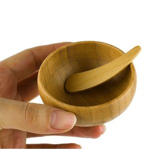 Mortier et pilon en bois de haute qualité ensemble mortier et pilon à l'ail pilons à l'ail en bambou - Product Image 2