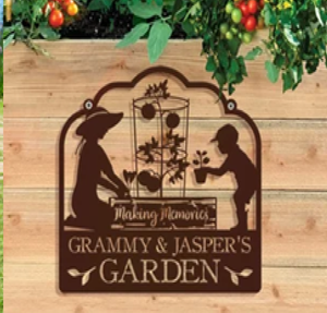 Placas de Identificación Rústicas de Metal para Jardines, Marcadores de Patio Personalizados Resistentes a la Intemperie, Placas Personalizadas con Impresión UV en Color Personalizado - Product Image 2