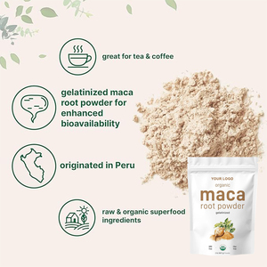 Grosir bubuk akar <span class=keywords><strong>Maca</strong></span> gelatinisasi organik bubuk <span class=keywords><strong>Maca</strong></span> hitam massal untuk pria Herbal makanan super OEM ODM pasokan - Product Image 4