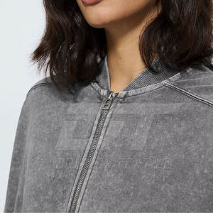 ชุดวอร์มซักด้วยกรดทำจากโพลีเอสเตอร์แห้งเร็วชุดวอร์มผ้าฝ้ายผสมกรด - Product Image 5