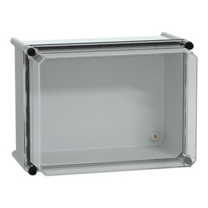 Boîtier électronique pour Schneider Electric NSYPLS2736AG PLS Box 27x36x23cm, couvercle arrière transparent en polyester PC IP66 - Product Image 1