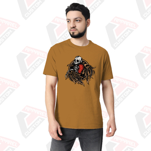 Camiseta Esencial Ultra Suave y Cómoda para Hombre, Verano, Ecológica, Apliques, Mezclilla, Batik, Tela de Pana, 100% Algodón, Parches - Product Image 4