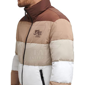 Factory Winter New Arrival <b>Long</b> Sleeve Puffer Men's <b>Jacket</b> with Customized Logo OEM Service <b>Waterproof</b> & Windproof - Product Image 5