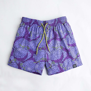 Pantalones cortos de sublimación para hombre de secado rápido con cintura elástica, logotipo personalizado de verano, última moda, pantalones cortos de sublimación de última calidad - Product Image 6