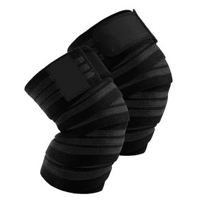 Rodilleras de levantamiento de pesas, soporte elástico transpirable ajustable para gimnasio, correas flexibles para rodilleras para coderas y rodilleras - Product Image 4