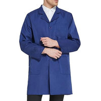 Nouvelle arrivée, blouse de laboratoire en coton de haute qualité, taille personnalisée, respirante, séchage rapide, design unique, logo personnalisé pour les uniformes d'hôpital pour hommes