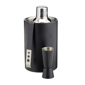 Shaker à cocktail en acier inoxydable élégant et moderne avec finition miroir Barware Design portable de grande capacité pour les fêtes de barmans - Product Image 4