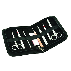 Kit de entrenamiento de práctica de sutura para estudiantes, precio barato, instrumentos quirúrgicos, juego de disección, base de herramientas quirúrgicas - Product Image 2