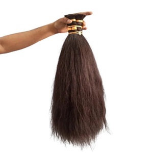 Offre exclusive vente chaude extensions de cheveux humains vierges naturels faisceaux sud de l'inde Temple Remy cheveux expédition DHL disponible - Product Image 3