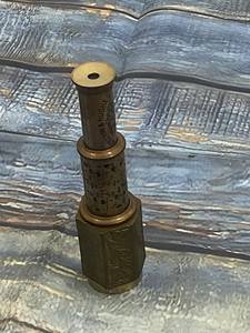 Telescopio de latón Mini Handheld Spyglass Náutico Marino Pequeño Reino Unido Vendedor basado - Product Image 2