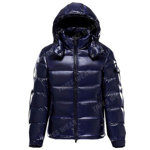 Factory Hot Selling Lightweight Warm Waterproof Windproof Puffer Jacket Packable Winter <b>Padded</b> <b>Thermal</b> Hybrid Stand Collar 100% - Product Image 4