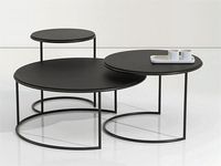 Dernier nouveau design Tables basses en bois de table solide gigogne Table centrale latérale moderne pour l'utilisation de la décoration de meubles de salon
