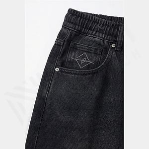 Jeans baggy pour hommes en gros, style rétro classique, coupe ample, hip-hop, streetwear vintage, pantalon à jambes larges, couleur personnalisée en gros - Product Image 5