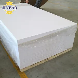 Jinbao tráng không thể phá vỡ 4x8 harga 8mm mật độ thấp 4.8mm độ dày 4*8 Kích thước trắng dày PVC bọt Hội Đồng Quản Trị