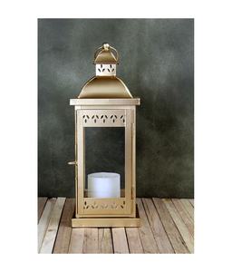 Lanterne porte-bougie en métal avec couvercle, Design moderne et personnalisé, pour la décoration de noël - Product Image 3