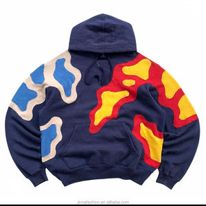 Acheter Logo personnalisé 450 GSM coton coréen plaine unisexe hommes pleine fermeture éclair à capuche surdimensionné blanc hommes sweats à capuche - Product Image 3