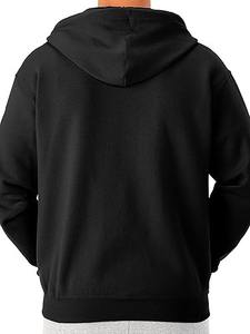 basics cotton blended High Quality Winter Oversized <b>Crewneck</b> Plus Size Long Sleeve Sweatshirt Pullover Zipper Men Cotton Hoodies - Product Image 6