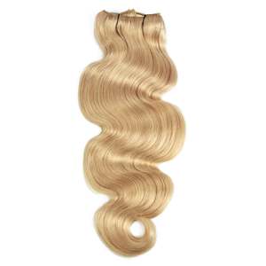 ผมต่อแบบคลิปอิน บราซิลเลี่ยน เรมี่ ฮิวแมน เฮร์ แบบลอนลึก # 22 แซนดี้ บลอนด์ - Product Image 3